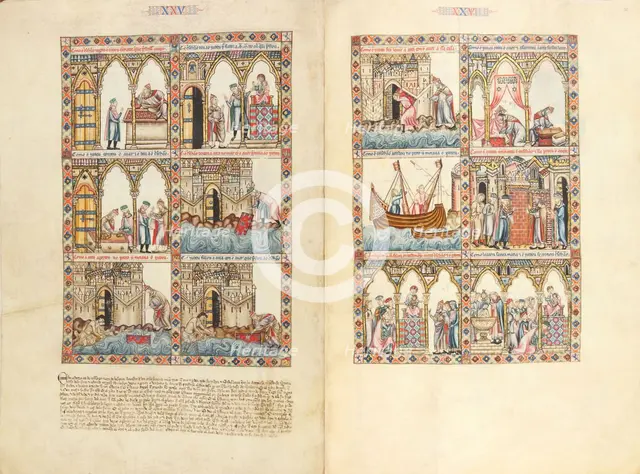 Cantigas de Santa Maria - Codex Rico, ca 1280-1284. Creator: Anonymous.