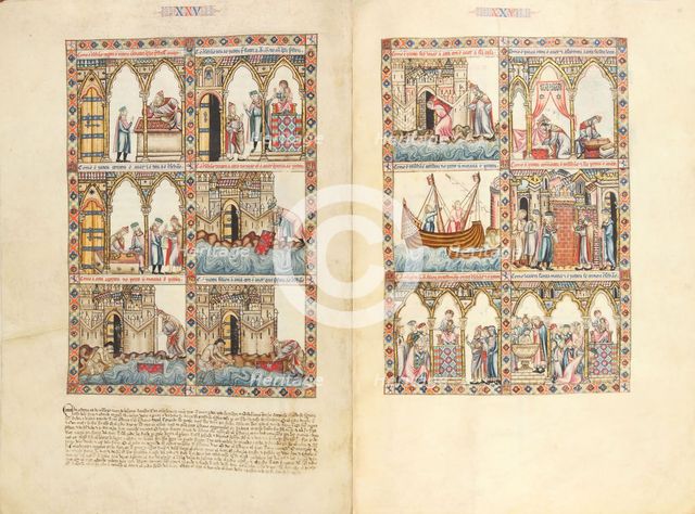 Cantigas de Santa Maria - Codex Rico, ca 1280-1284. Creator: Anonymous.