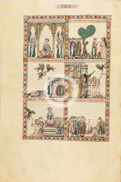 Cantigas de Santa Maria - Codex Rico, ca 1280-1284. Creator: Anonymous.