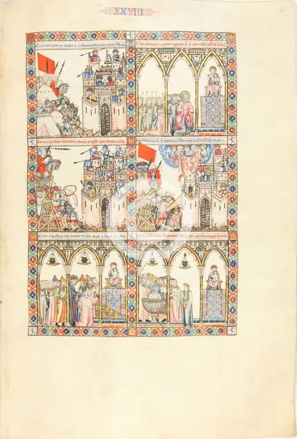 Cantigas de Santa Maria - Codex Rico, ca 1280-1284. Creator: Anonymous.