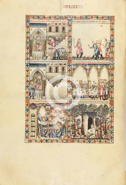 Cantigas de Santa Maria - Codex Rico, ca 1280-1284. Creator: Anonymous.