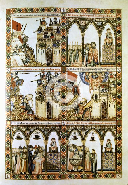 Cantigas de Santa Maria' Cantiga XXVIII, of Alfonso X the Wise (1221-1284).