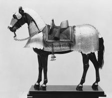Cantle Plate (Rear Saddle Plate) From a Horse armour..., Italian, probably Brescia, ca. 1580-90. Creator: Unknown