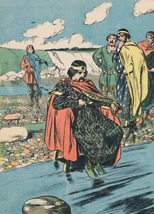 Canute Orders The Tide to Stop c1907