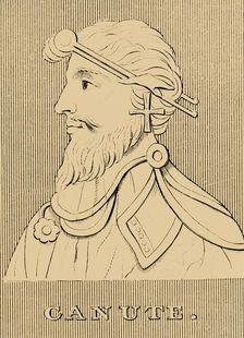 Canute (c995-1035), 1830. Creator: Unknown