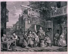 Canvassing for votes 1757. Artist: Charles Grignion