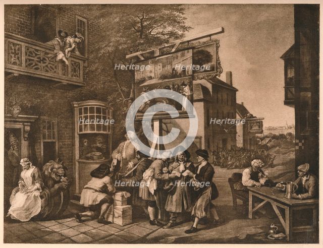'Canvassing for Votes', Plate II from 'The Humours of an Election', 1757. Artist: William Hogarth.