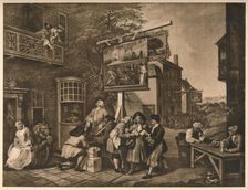 Canvassing for Votes Plate II from The Humours of an Election 1757. Artist: William Hogarth