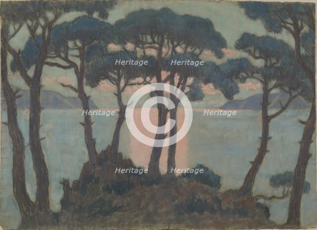 Cap Myrthe, c. 1898. Creator: Auburtin, Jean Francis (1866-1930).