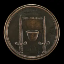 Cap of Liberty between Daggers [reverse], c. 1740. Creator: Antonio Francesco Selvi