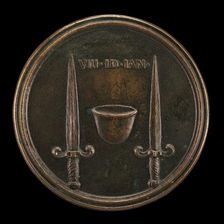 Cap of Liberty between Daggers [reverse], c. 1740. Creator: Antonio Francesco Selvi