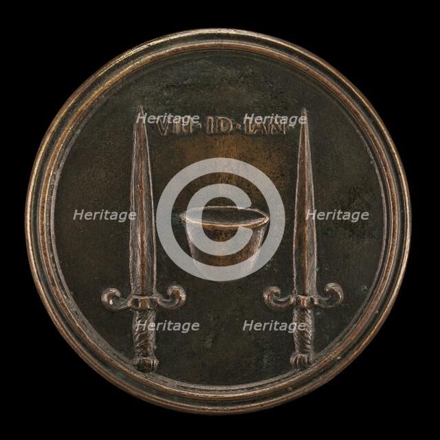 Cap of Liberty between Daggers [reverse], c. 1740. Creator: Antonio Francesco Selvi.