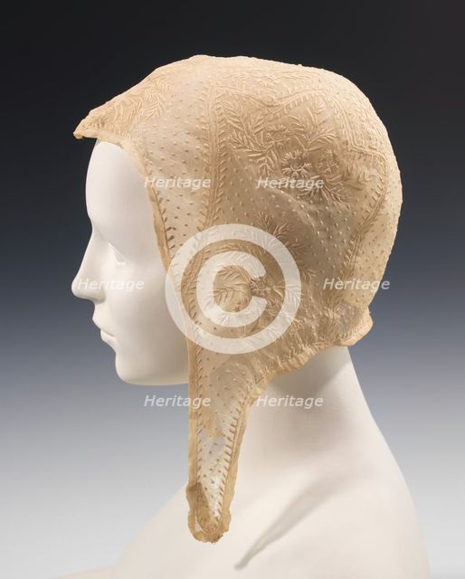 Cap, American, 1810-20. Creator: Unknown.