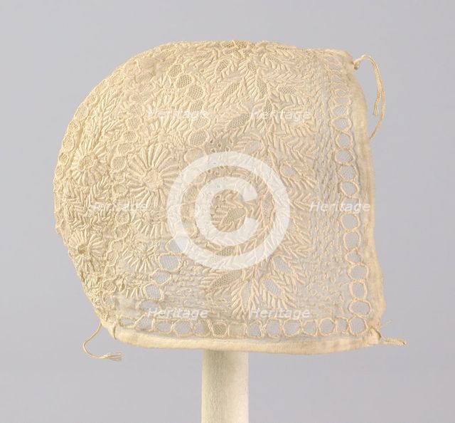 Cap, American, 1831. Creator: Abigail Lloyd Lott Zabriskie.
