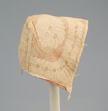 Cap, American, ca. 1820. Creator: Unknown