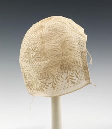 Cap, American, ca. 1820. Creator: Unknown