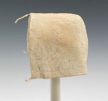 Cap, American, ca. 1820. Creator: Unknown