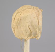 Cap, American, ca. 1820. Creator: Unknown