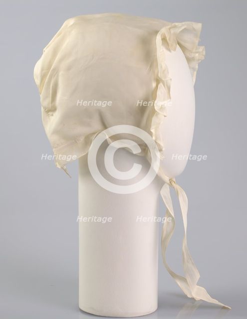 Cap, American, ca. 1825. Creator: Unknown.