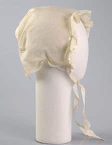 Cap, American, ca. 1825. Creator: Unknown