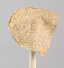 Cap, American, ca. 1830. Creator: Unknown