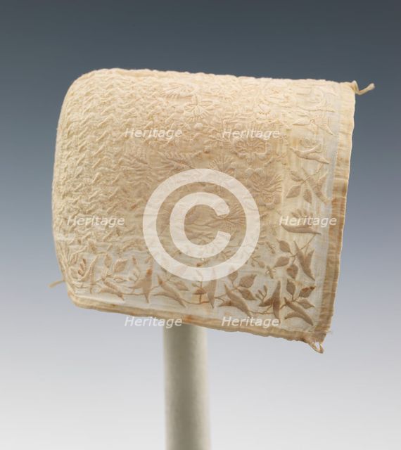 Cap, American, ca. 1830. Creator: Unknown.