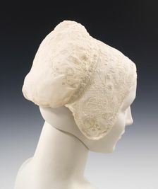 Cap, American, ca. 1830. Creator: Unknown