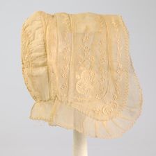 Cap, American, ca. 1830. Creator: Unknown