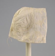 Cap, American, ca. 1830. Creator: Unknown
