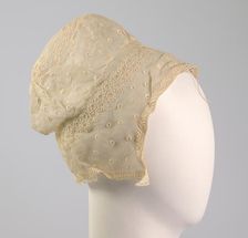 Cap, American, ca. 1830. Creator: Unknown