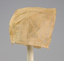 Cap, American, ca. 1830. Creator: Unknown