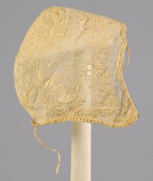 Cap, American, ca. 1835. Creator: Unknown