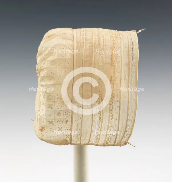 Cap, American, ca. 1835. Creator: Unknown.