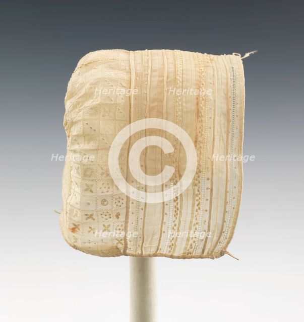 Cap, American, ca. 1835. Creator: Unknown.