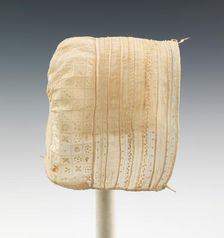 Cap, American, ca. 1835. Creator: Unknown