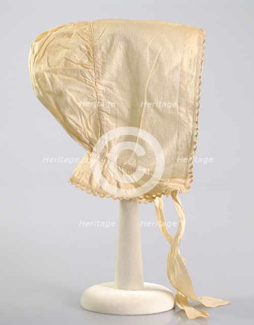 Cap, American, ca. 1840. Creator: Unknown.