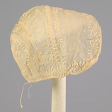 Cap, American, ca. 1840. Creator: Unknown