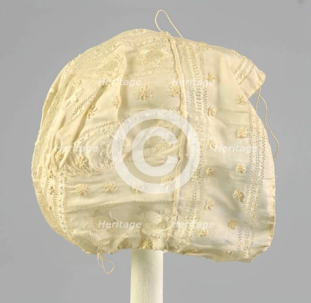 Cap, American, ca. 1840. Creator: Unknown.