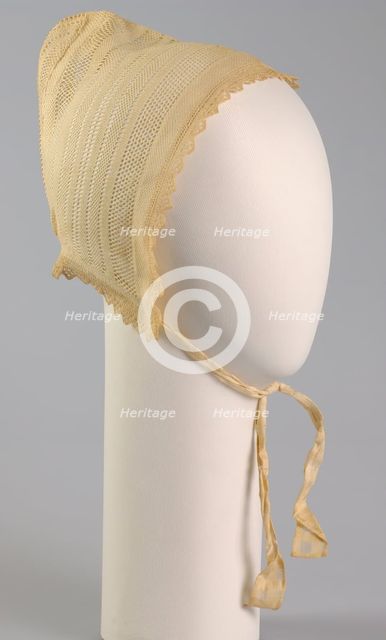 Cap, American, ca. 1850. Creator: Unknown.