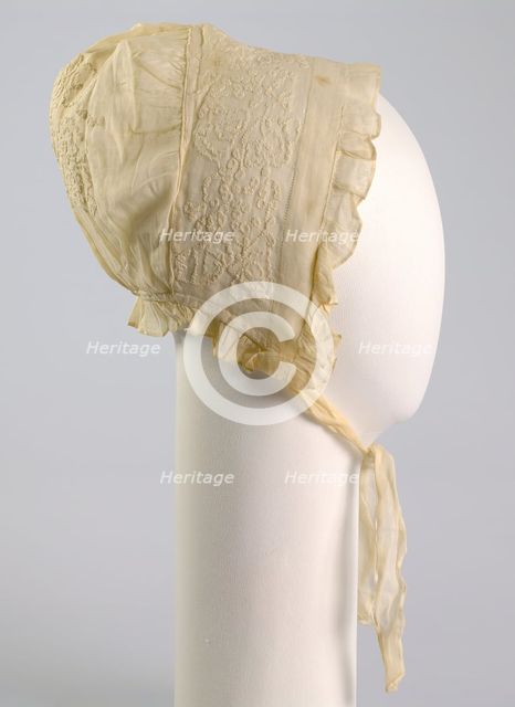 Cap, American, ca. 1850. Creator: Unknown.