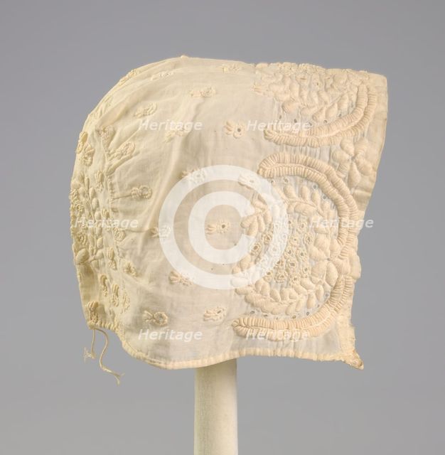 Cap, American, ca. 1850. Creator: Unknown.