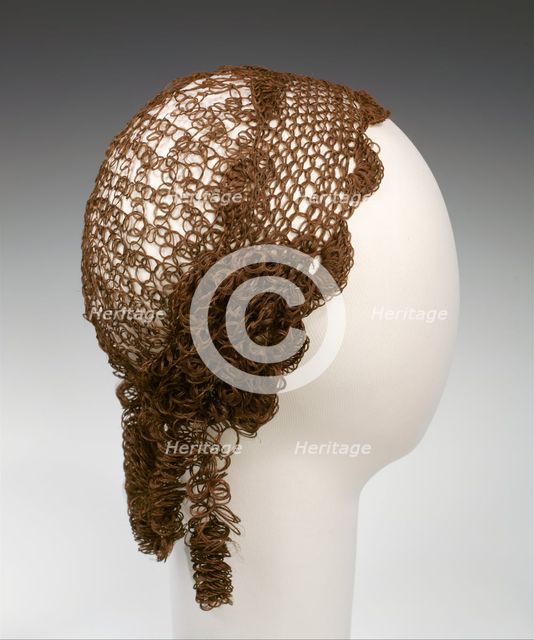 Cap, American, ca. 1850. Creator: Unknown.