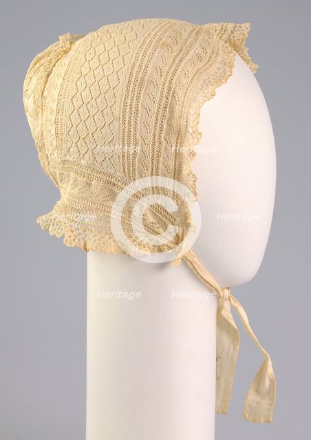 Cap, American, ca. 1860. Creator: Unknown.