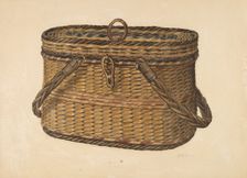 Cap Basket, c. 1938. Creator: Samuel O. Klein
