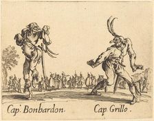 Cap. Bonbardon and Cap. Grillo, c. 1622. Creator: Jacques Callot