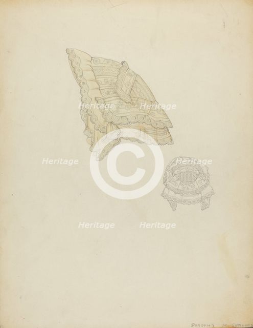 Cap, c. 1940. Creator: Dorothy M. Gerhard.
