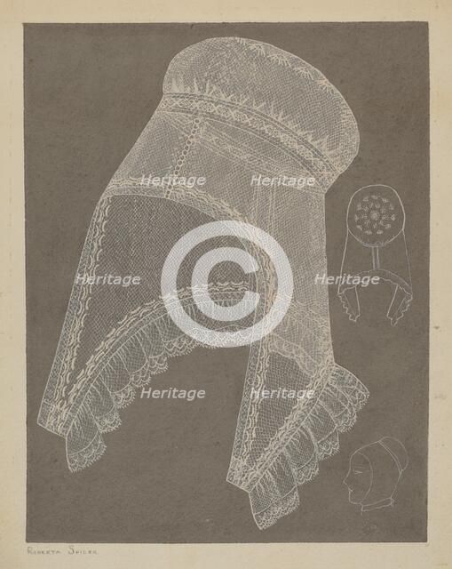 Cap, c. 1937. Creator: Roberta Spicer.