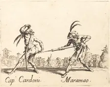 Cap. Cardoni and Maramao, c. 1622. Creator: Jacques Callot