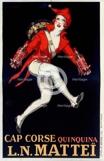 Cap Corse Quinquina , 1927. Creator: D'Ylen, Jean (1886-1938).