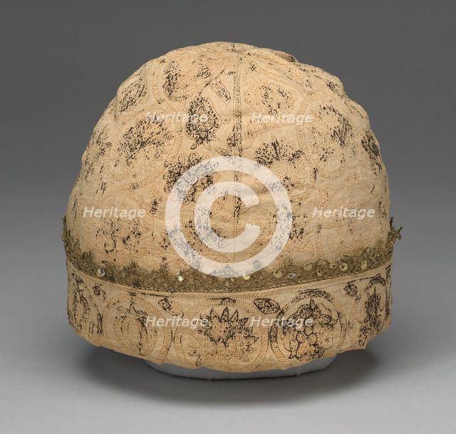 Cap, England, 16th century. Creator: Unknown.